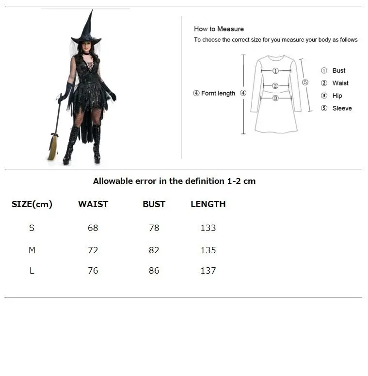 Womens Sexy Witch Costume - Image 3